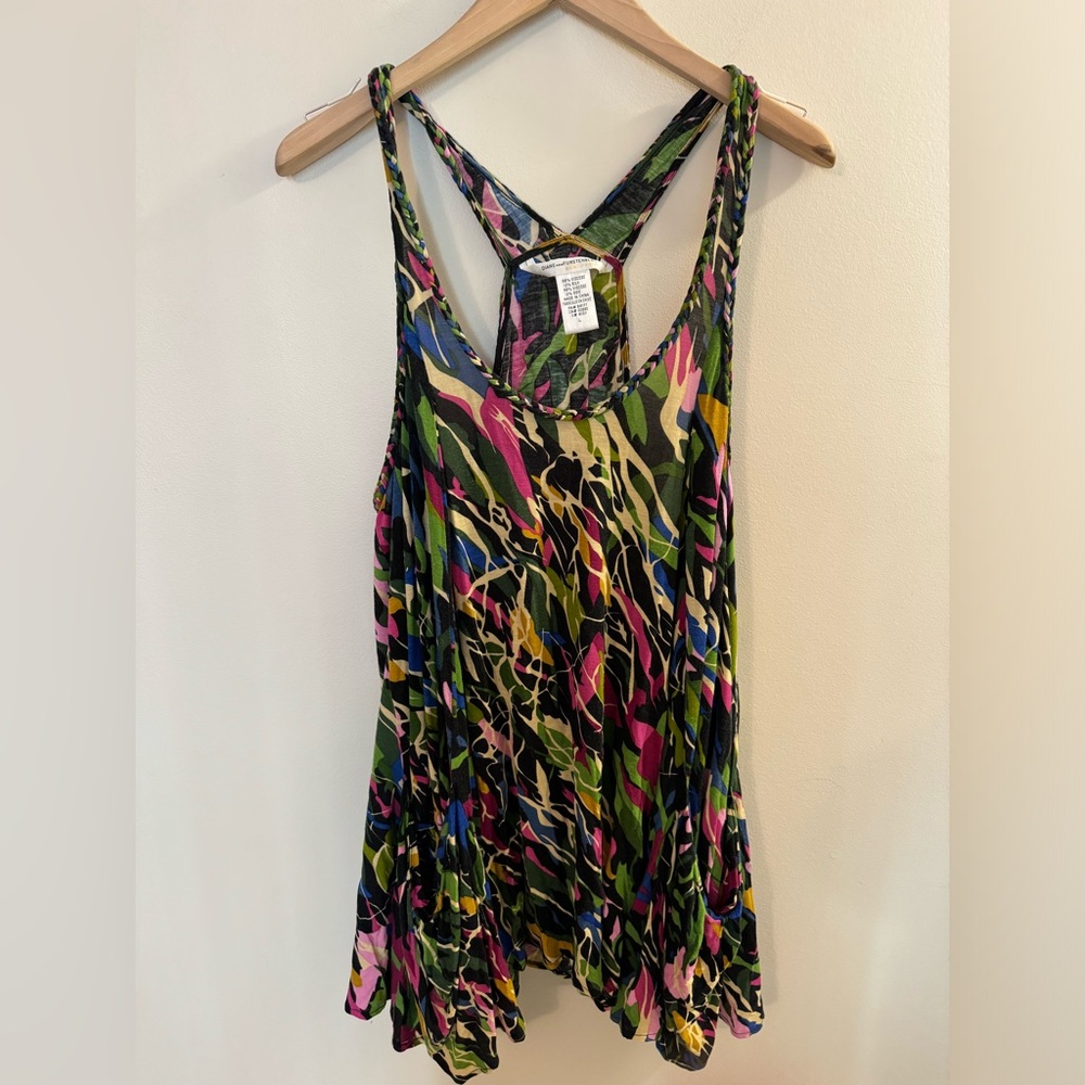 Diane Von Furstenberg Soleil + Swim Coverup Tank Dress L